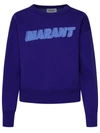 Isabel Marant Étoile Logo-print Cotton Sweatshirt In Blue