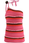 Jacquemus Pink Le Raphia 'la Maille Concha' Camisole In Fuchsia