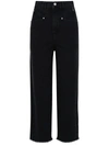 Isabel Marant Lemony Jeans In Black Cotton In Black