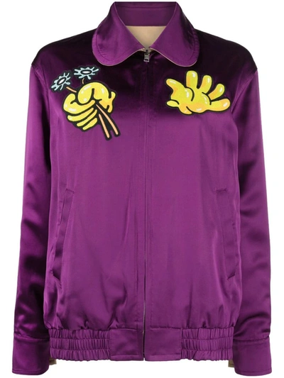 Kenzo Synthetic Fibers Jacket In Beige