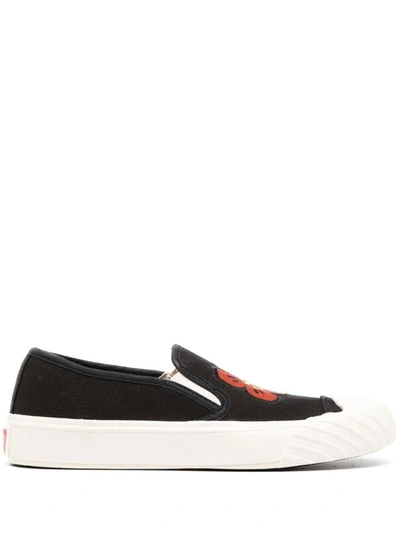 Kenzo School Slip-on Trainers Black Womens