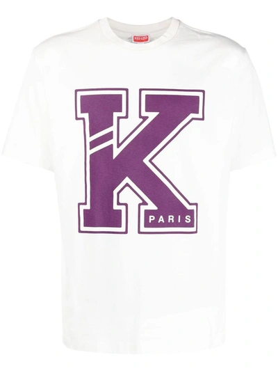 Kenzo Logo-print Short-sleeve T-shirt In White