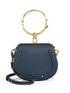 CHLOÉ Small Nile Leather & Suede Bag