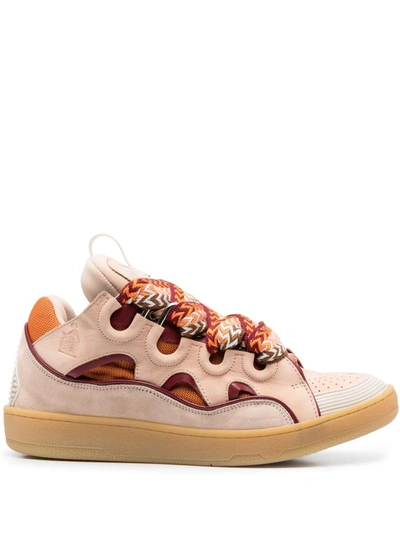 Lanvin Curb Sneakers In Pink