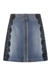 LOVE MOSCHINO LOVE MOSCHINO DENIM MINI SKIRT