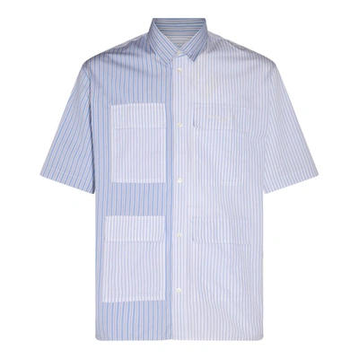 Maison Kitsuné Maison Kitsune' Shirts In Blue-white