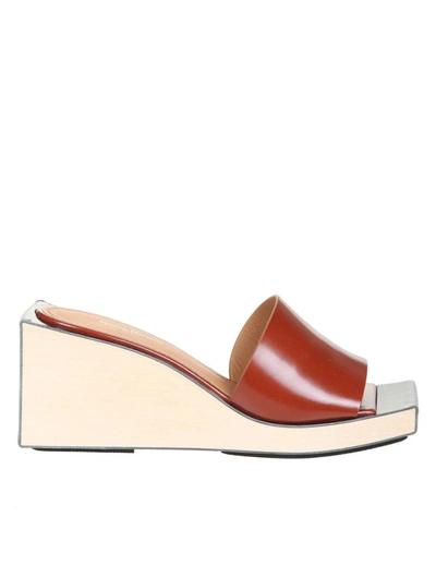 Maison Margiela Woman Sandals Brown Size 11 Soft Leather