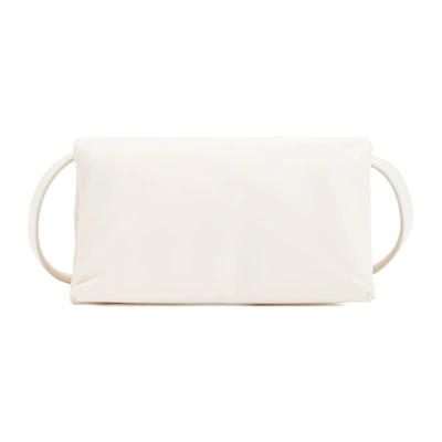 Marni Prisma - Padded Leather Bag In White