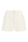 Marni Short In Cotton And Technical Linen In White