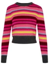BRODIE CASHMERE MEGHAN MULTICOLOR CACHEMIRE SWEATER