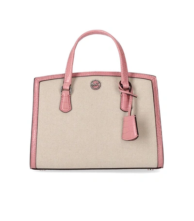 Michael Kors Chantal Canvas Pink Handbag