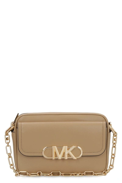 Michael Michael Kors Medium Parker Suede Crossbody Bag In Camel