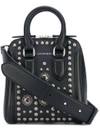 Alexander Mcqueen Small Heroine Embellished Leather Crossbody Bag