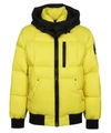 Moose Knuckles Puffer 125th Street Bomber Jacket In Yellow