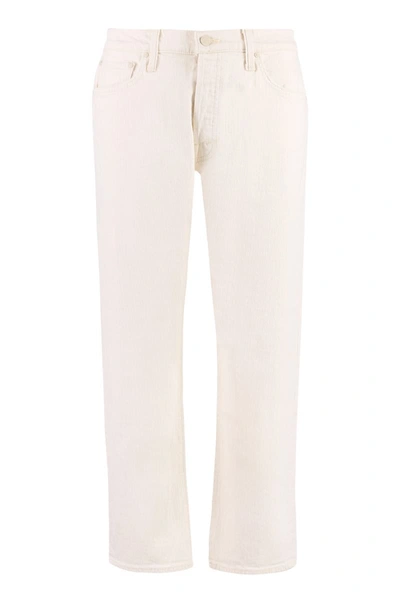 Mother Cropped Leg Trousers In Panna