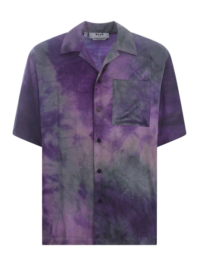 Msgm Shirt  In Purple