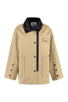 MSGM MSGM PADDED JACKET WITH ZIP AND SNAPS