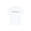 Off-white White Bling Baseball T-shirt In White