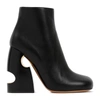 Off-white 110 Meteor Block Ankle Boots In Nappa Leather In Black