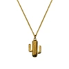 Gucci Cactus Necklace Gold Vermeil