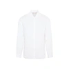 Orlebar Brown Giles Linen Textured Tailored Fit Button Down Shirt In White