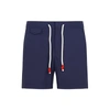Orlebar Brown Blue Wash Mid-length Drawcord Standard Swim Shorts In Blue