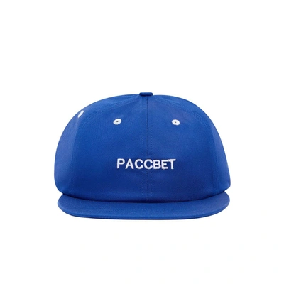 Paccbet Logo-embroidered Baseball Cap In Blu