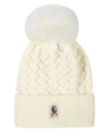 PARAJUMPERS PARAJUMPERS KNITTED BEANIE WITH POM-POM