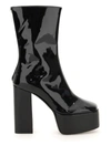 Paris Texas Lexy Block-heel Platform Booties In Black
