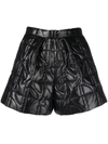 Patou Jp Quilted Shorts In Black