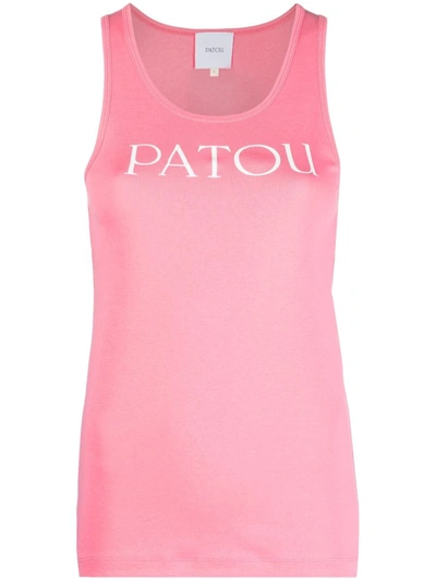 Patou Iconic Tank Top In Pink