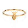 Gucci Tiny Pineapple Ring Gold Vermeil