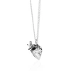 GUCCI SMALL HEART PENDANT SILVER