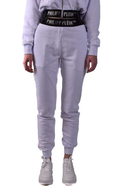 Philipp Plein Trousers In White