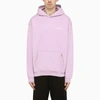 Represent Logo-print Cotton Hoodie In Lilac
