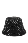 RUSLAN BAGINSKIY RUSLAN BAGINSKIY BUCKET HAT WITH RHINESTONES