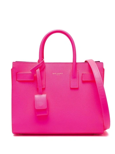 Saint Laurent Sac De Jour Bags In Pink &amp; Purple