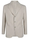 Sartorio Napoli Single-breasted Wool Jacket In Beige