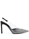 Sergio Rossi High Heel Shoes  Women Color Black In Black/crystal
