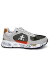 Premiata Suede Panelled-design Sneakers In Beige