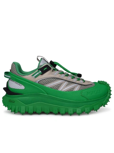 Moncler Panelled Sole Lace-up Sneakers In Neutrals