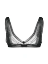 Rabanne Bead-embellished Bra In Black