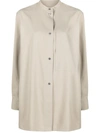 Studio Nicholson Long Shirt With Pocket Clothing In Neutral