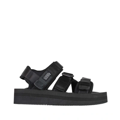 Suicoke Kisee-vpo Logo-detail Sandals In Black