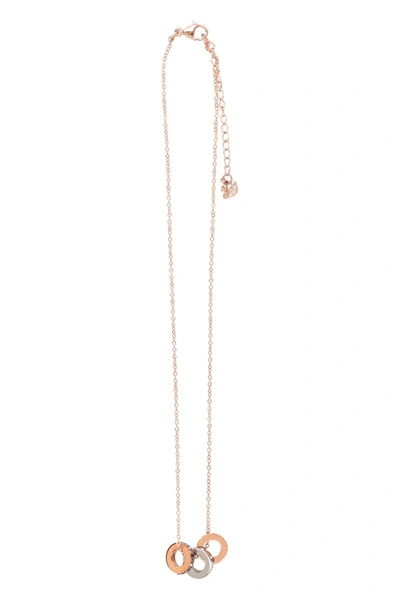 Swarovski Hint Pendant Necklace In Pink