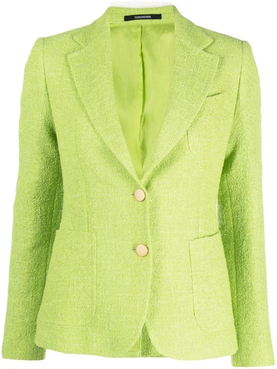 Tagliatore Single Breasted Jacket In Green
