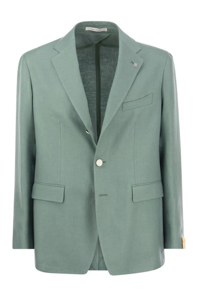 Tagliatore Single-breasted Two-button Jacket In Green