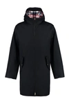 Thom Browne T-dart Gabardine Parka In Blue