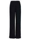 Ungaro Bella High-rise Straight-leg Velvet Pants In Black