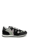 Valentino Camouflage Rockrunner Low-top Sneakers In Multicolor